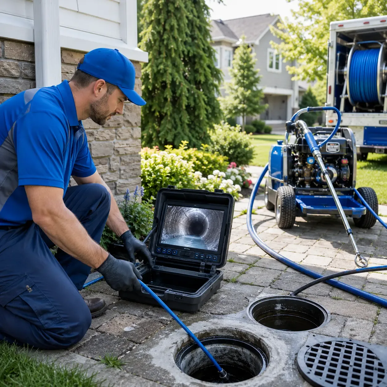 Outdoor drain cleaning professionals serving Kitts Hill, OH